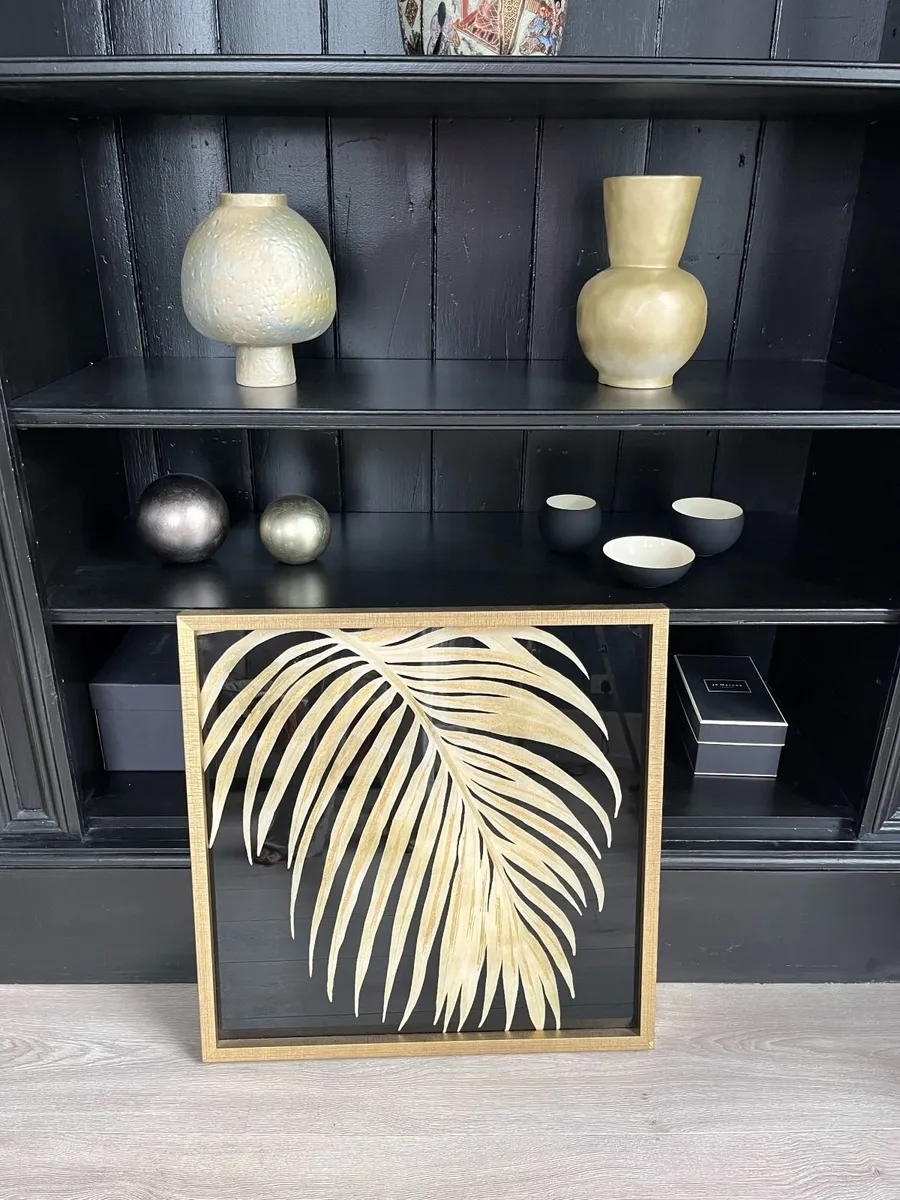 Large Gilt-finished glass prints - Image 2