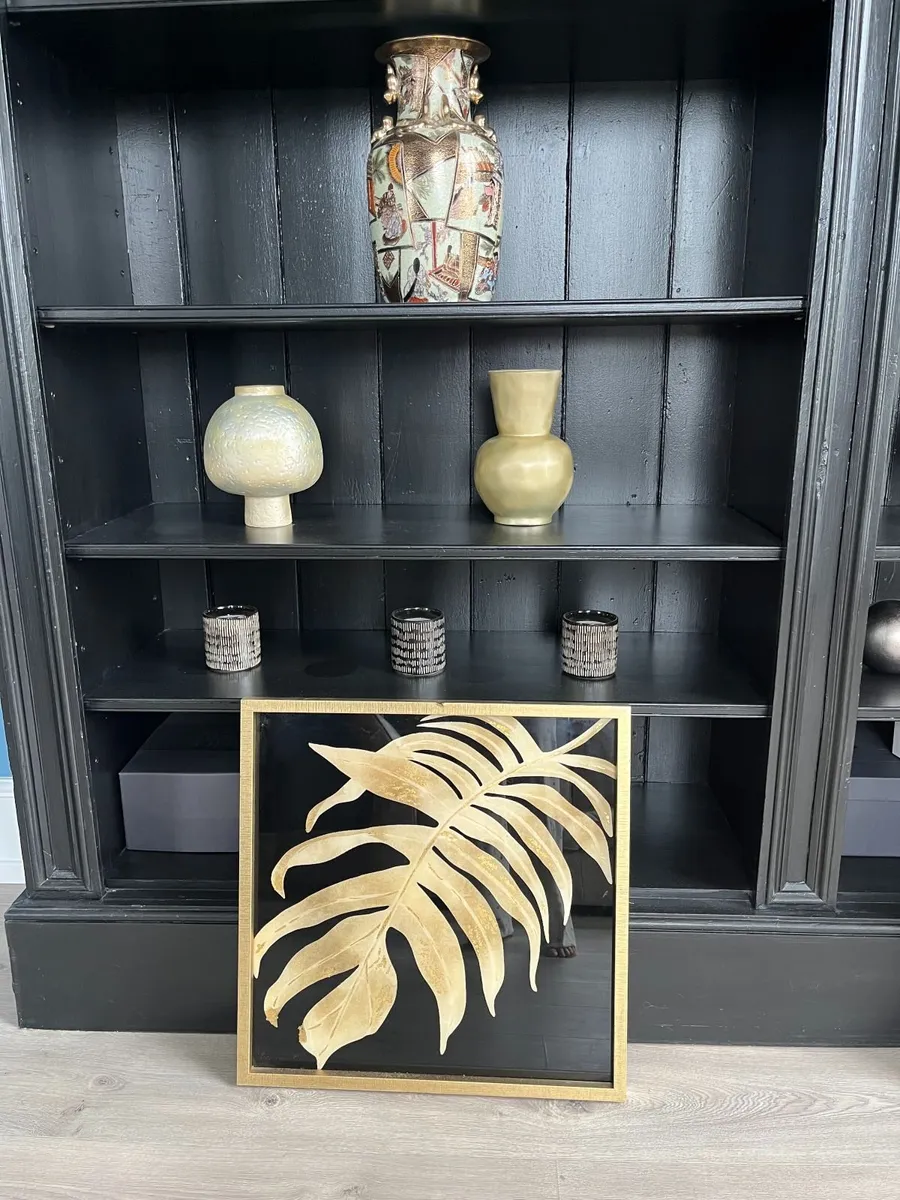 Large Gilt-finished glass prints - Image 3