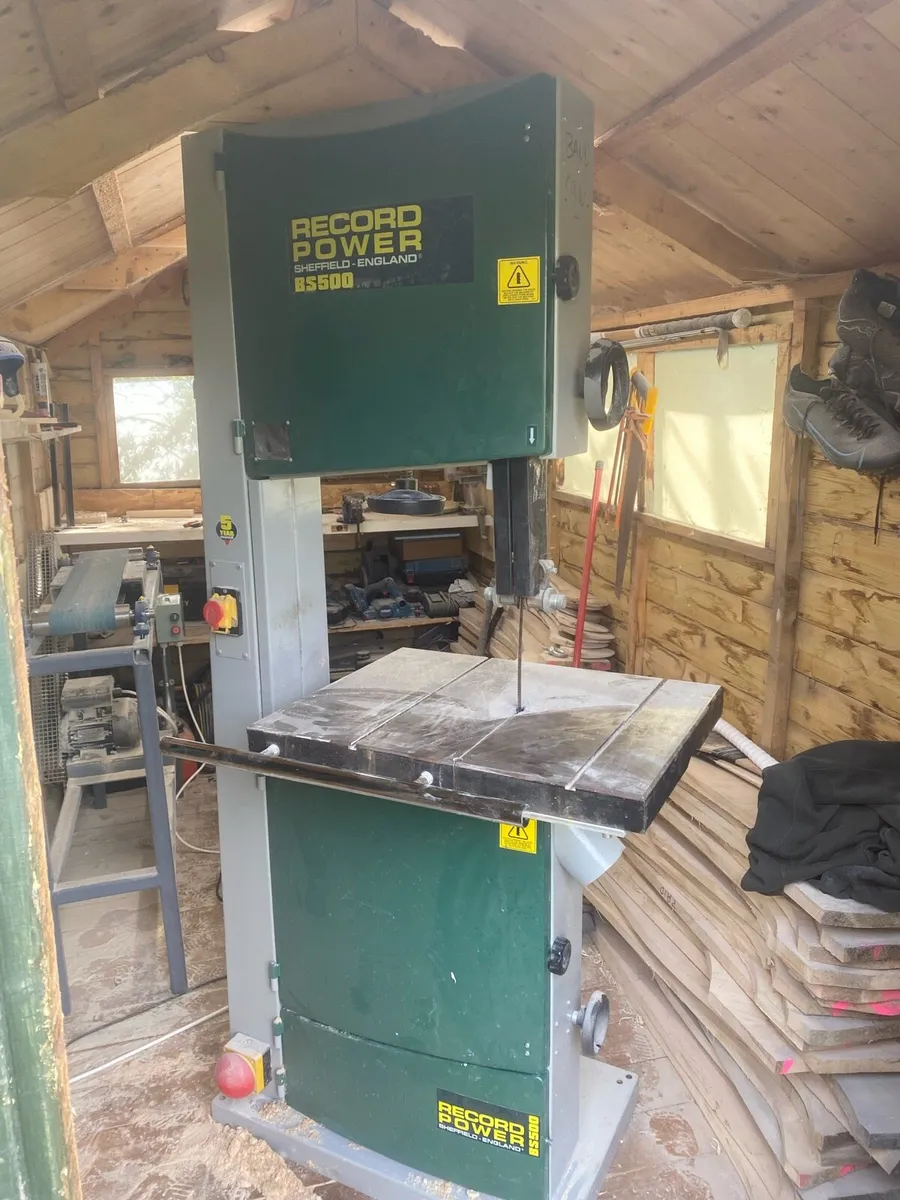 Record power bs 500 bandsaw - Image 1