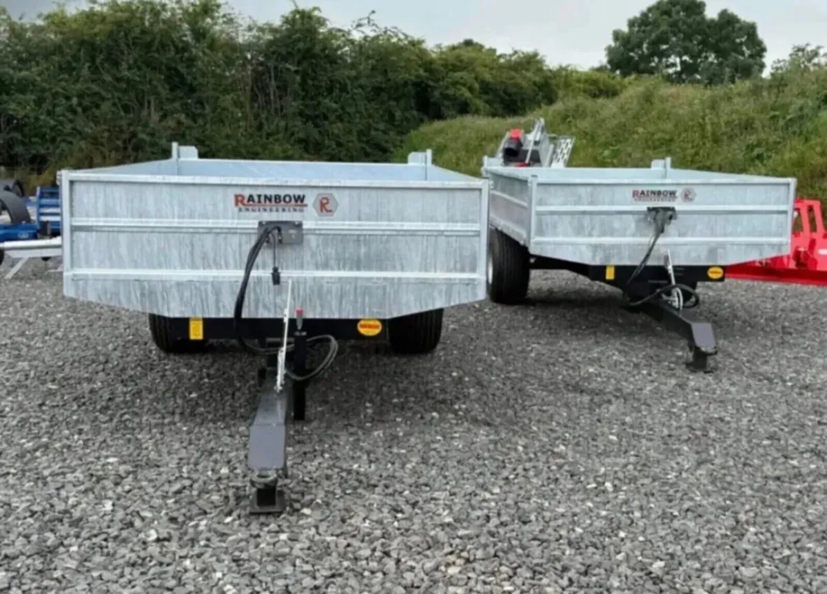 TIPPING TRAILER GALVANISED NEW 11x7 - Image 2