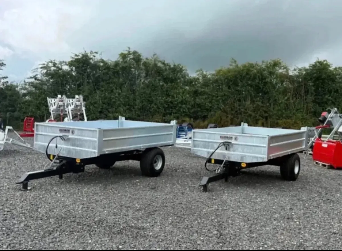 TIPPING TRAILER GALVANISED NEW 11x7 - Image 1