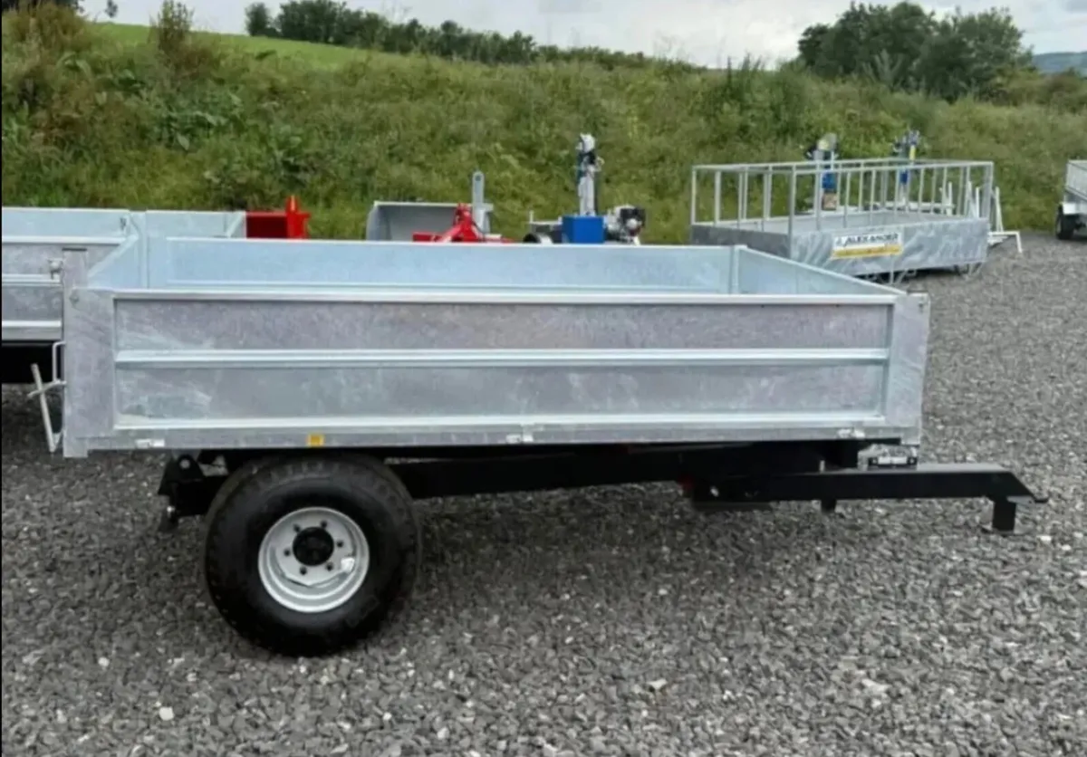 TIPPING TRAILER GALVANISED NEW 11x7 - Image 4