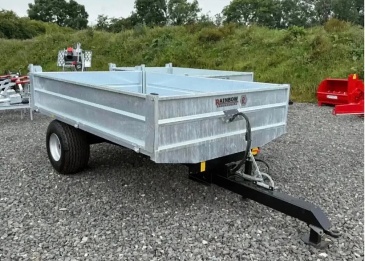 TIPPING TRAILER GALVANISED NEW 11x7 - Image 3