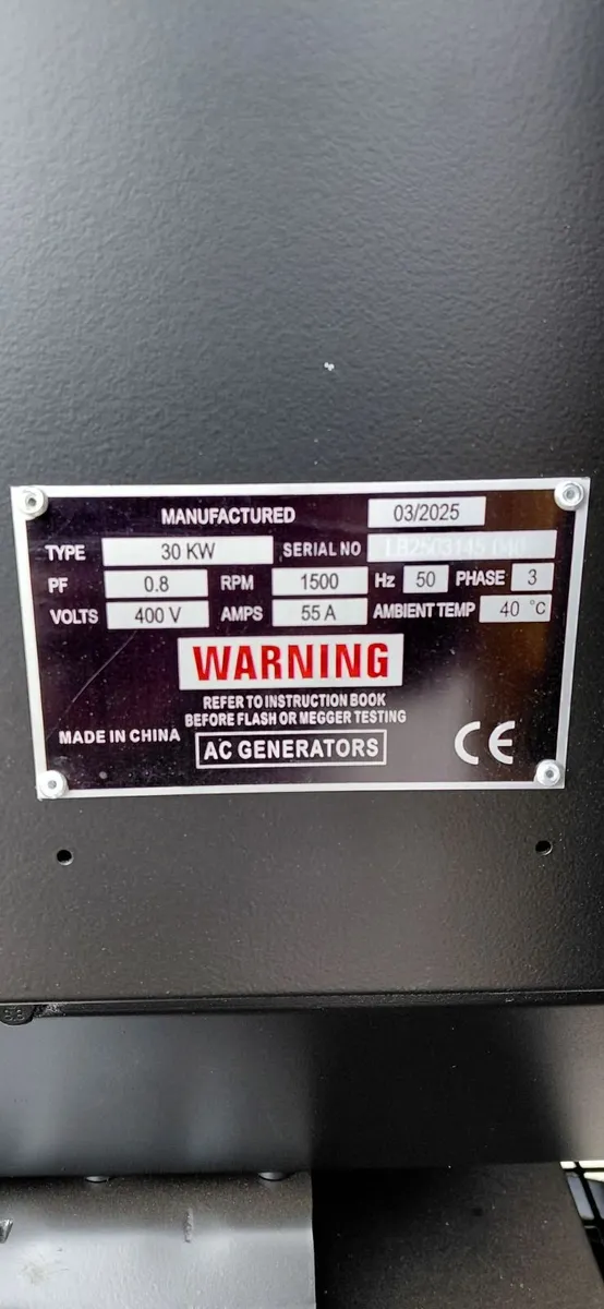 Selection Of Brand New 41KVA Silent Generators - Image 2