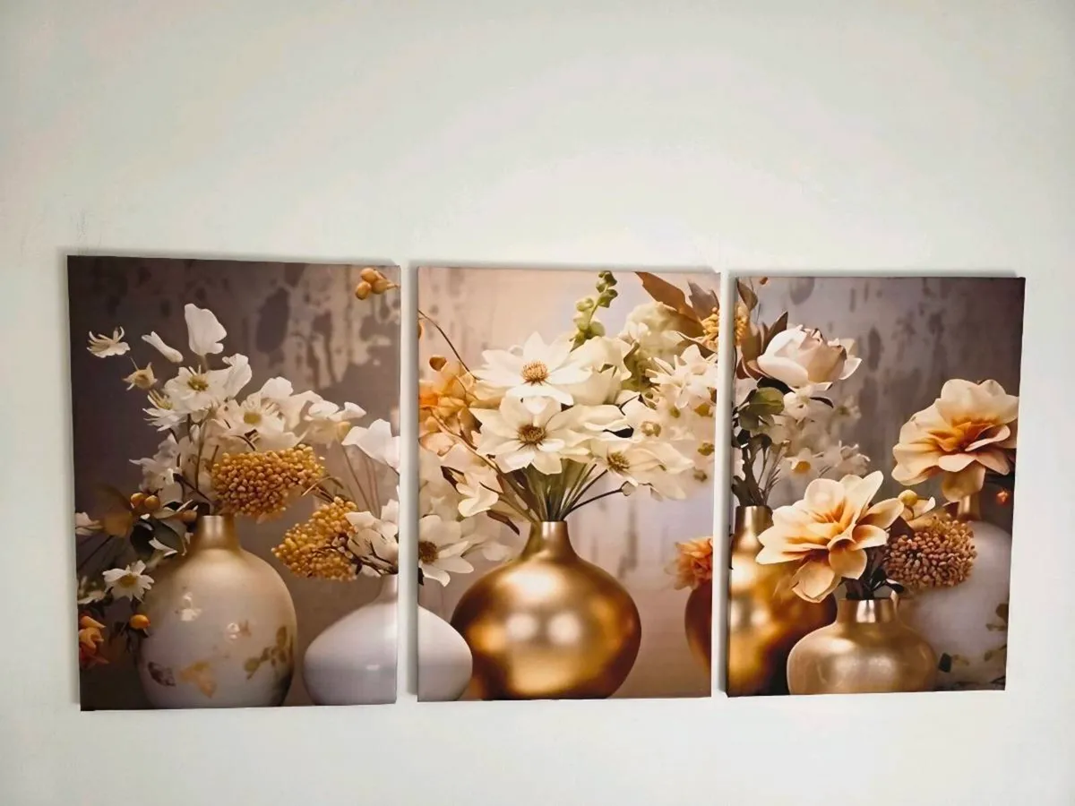 3 canvas 46x66cm each - Image 1