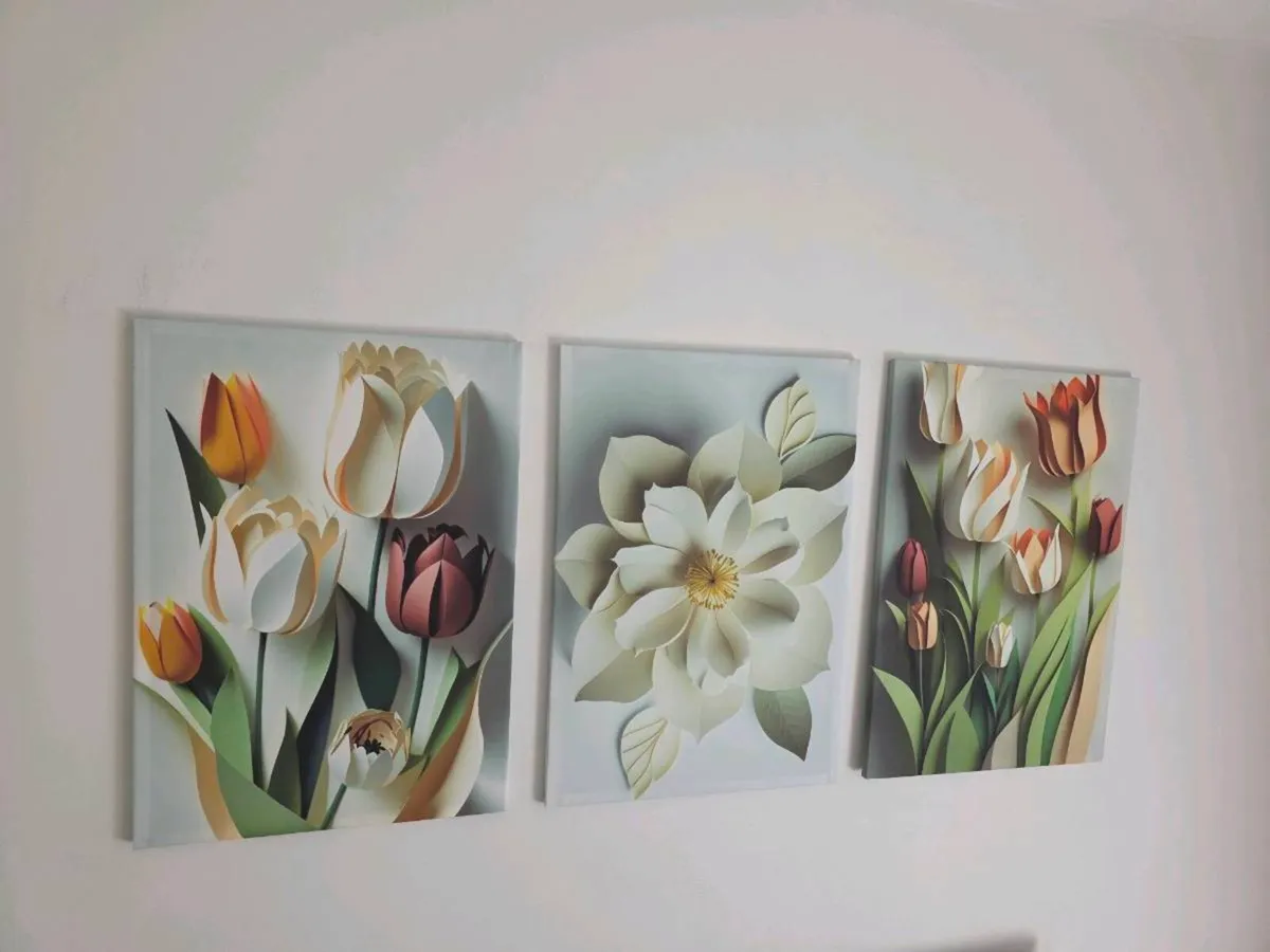 3 canvas 46x66cm each - Image 3
