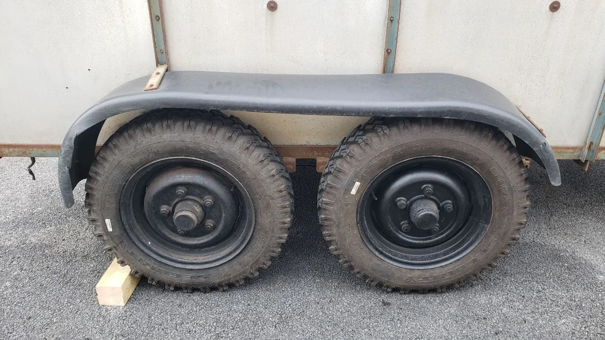 trailer mudguards for double axle trailer ifor - Image 1