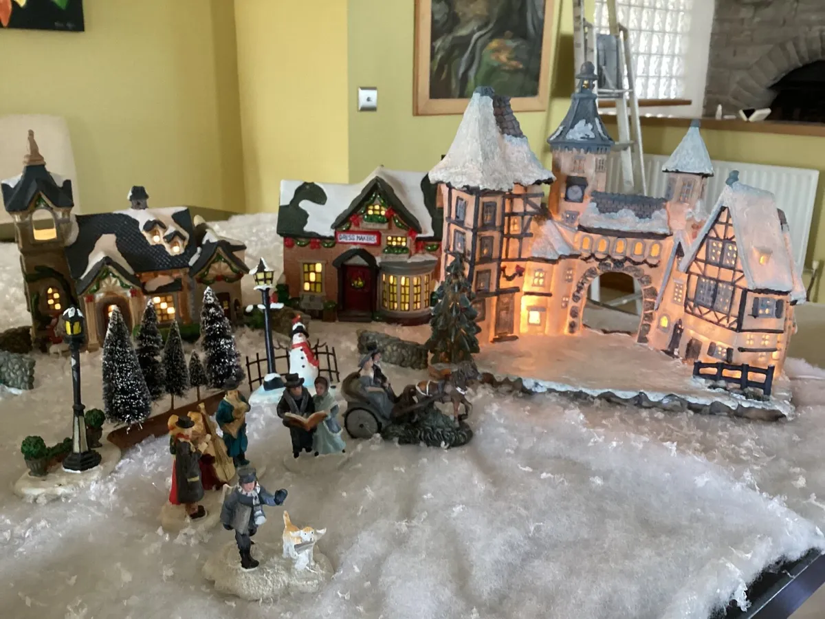 Christmas Village Scene - Image 1