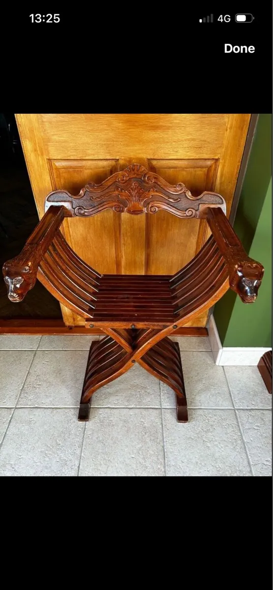 Savonarola vintage chair - Image 1