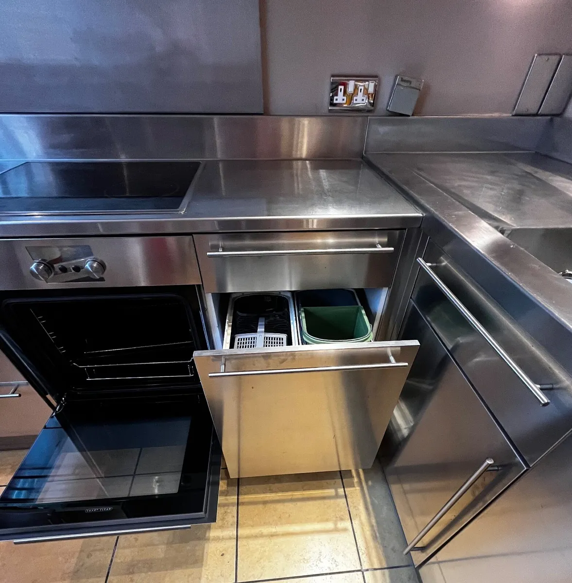 Integrated Stainless Steel Kitchen - Image 3