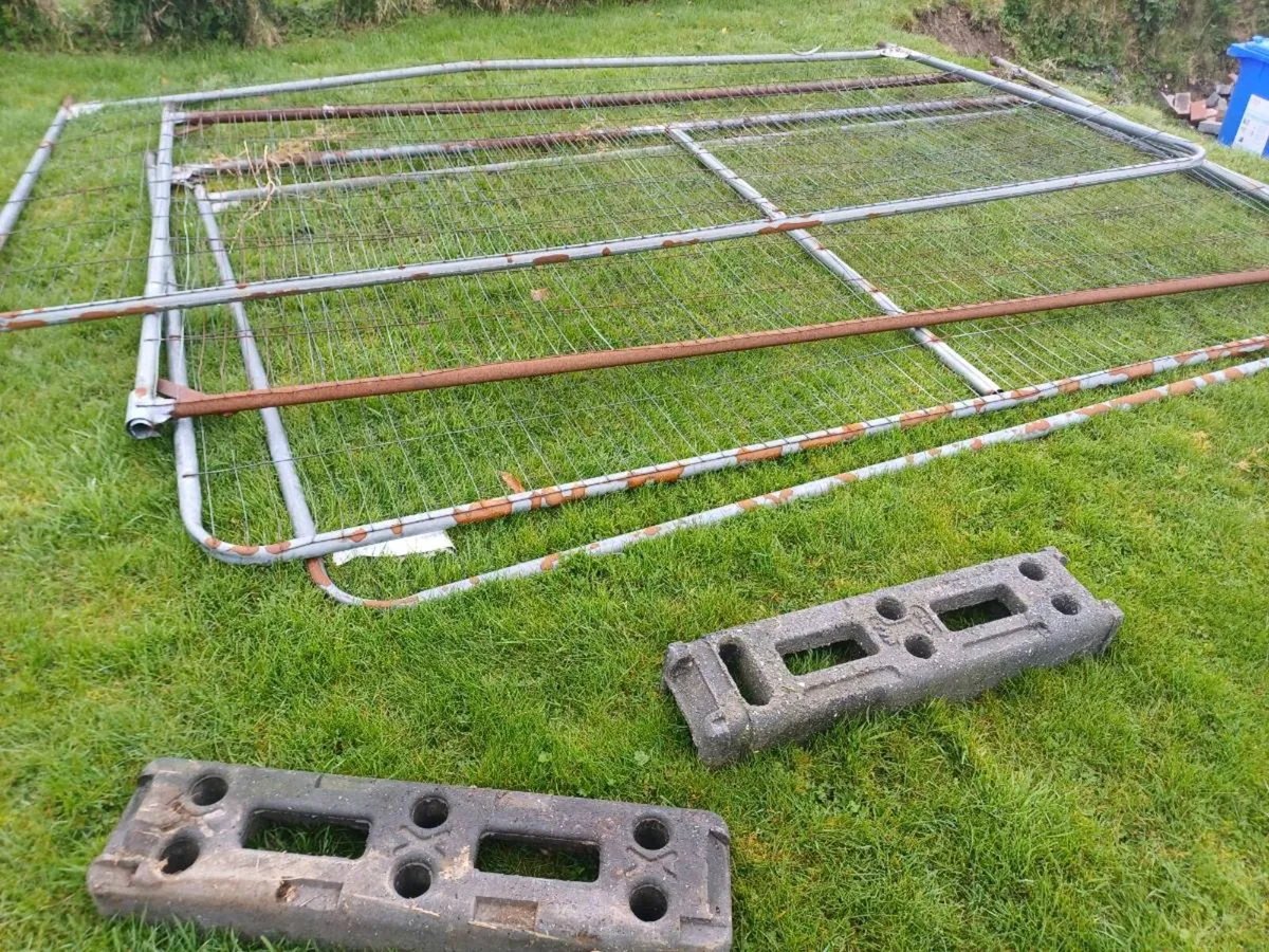Temporary site fences - Image 1