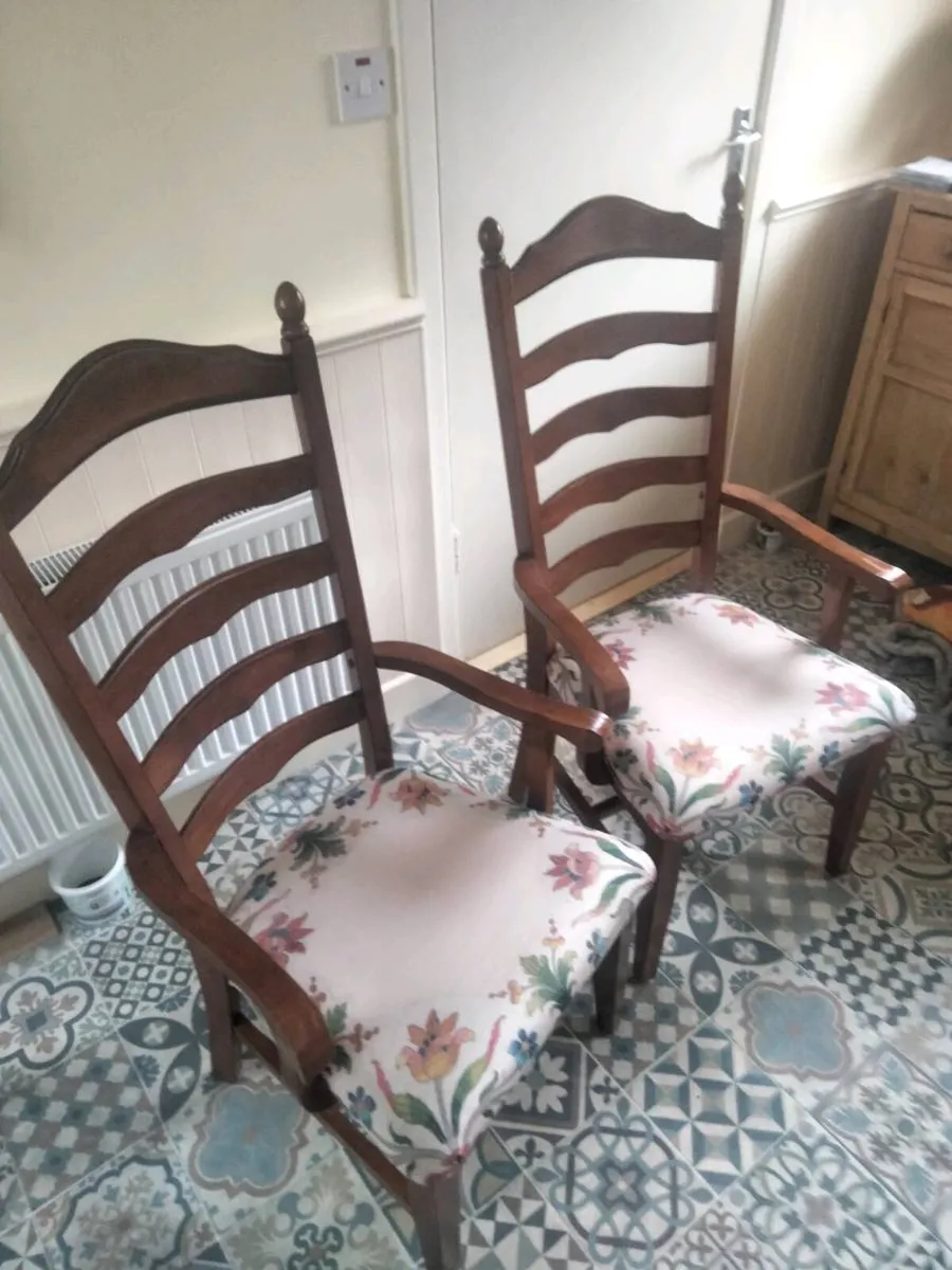 Two Carver Chairs - Image 3