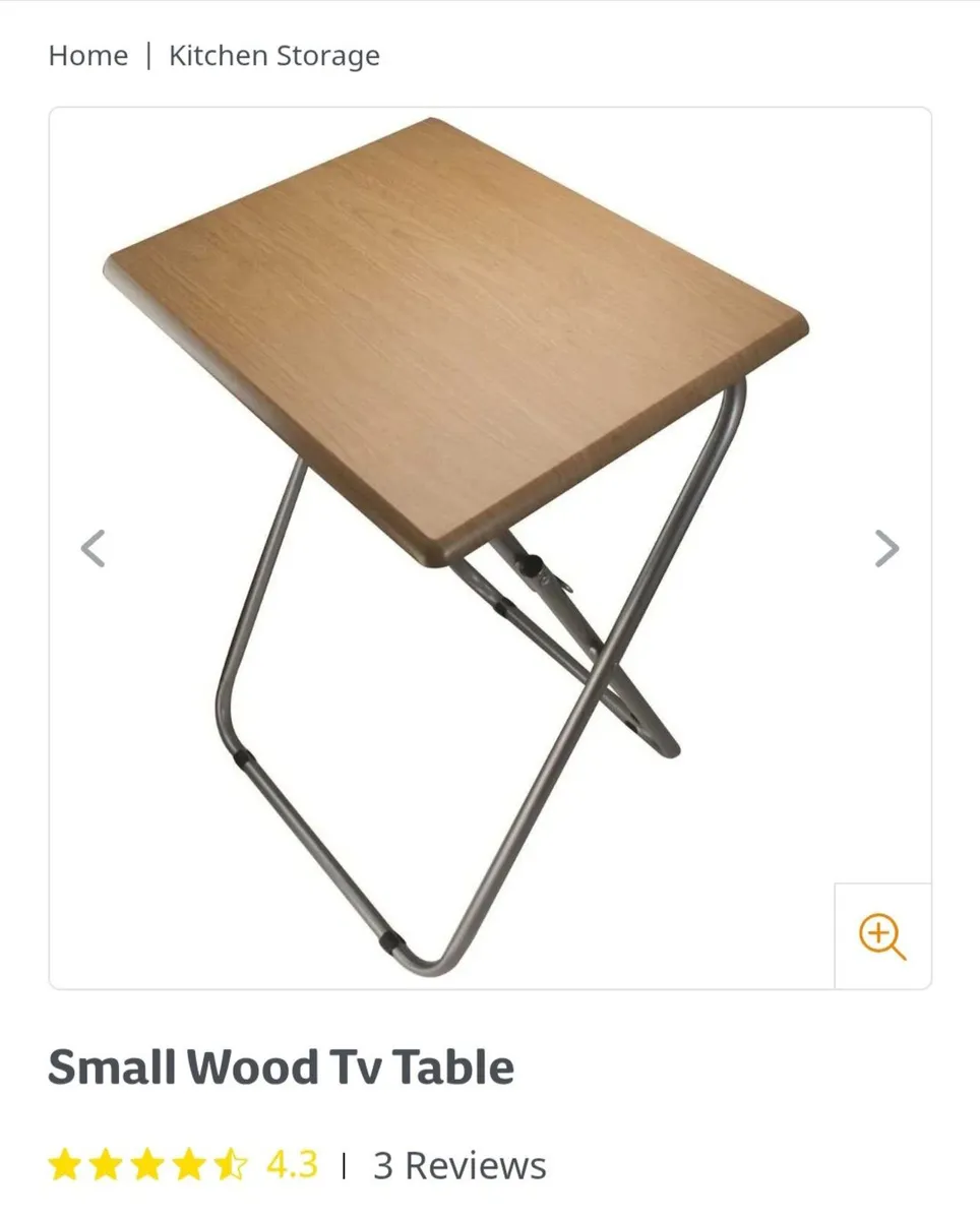Woodies table Fold up Chair, Crutch and  Gripper/ - Image 1