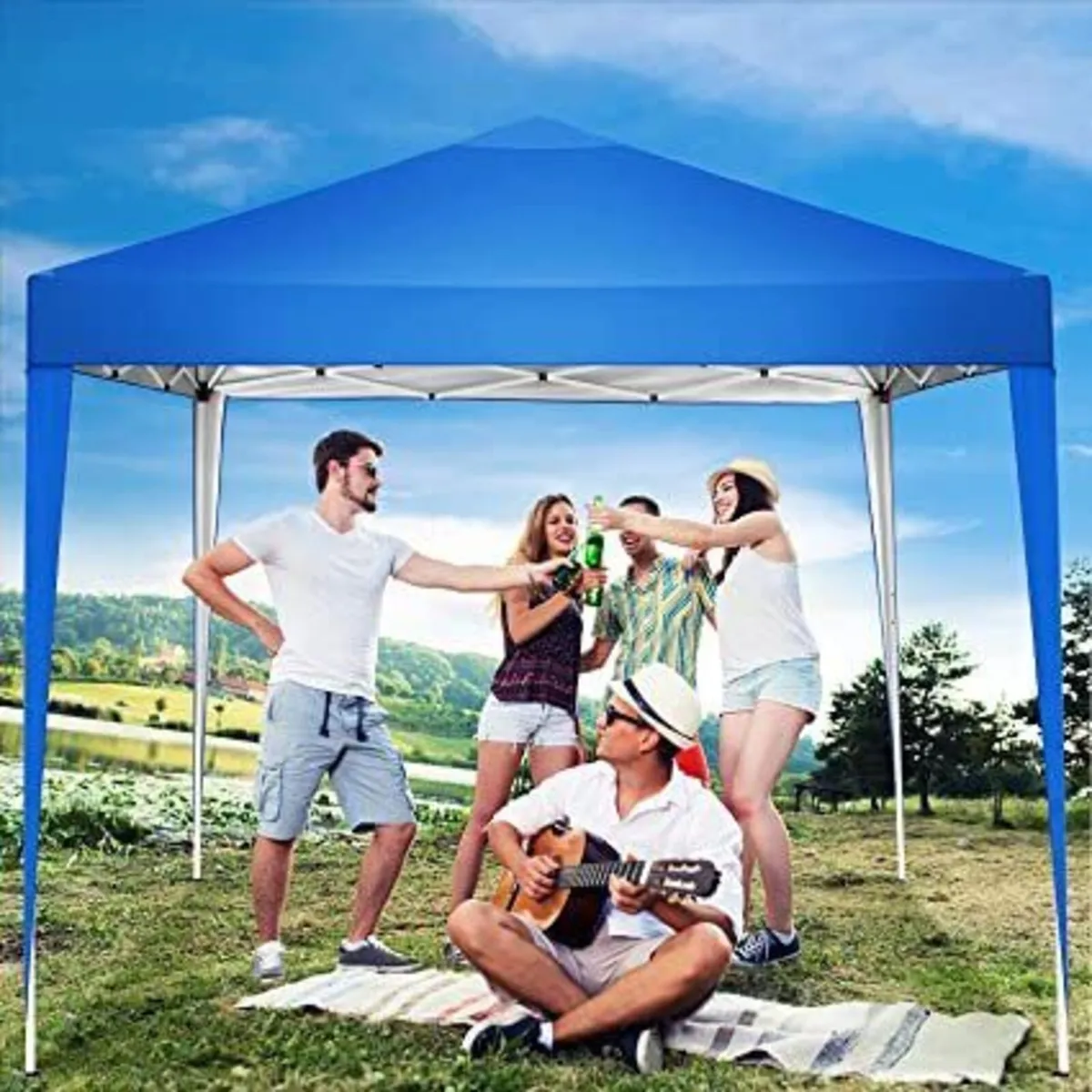 Gazebo 3 x 3 m Waterproof with UV Protection - Image 3