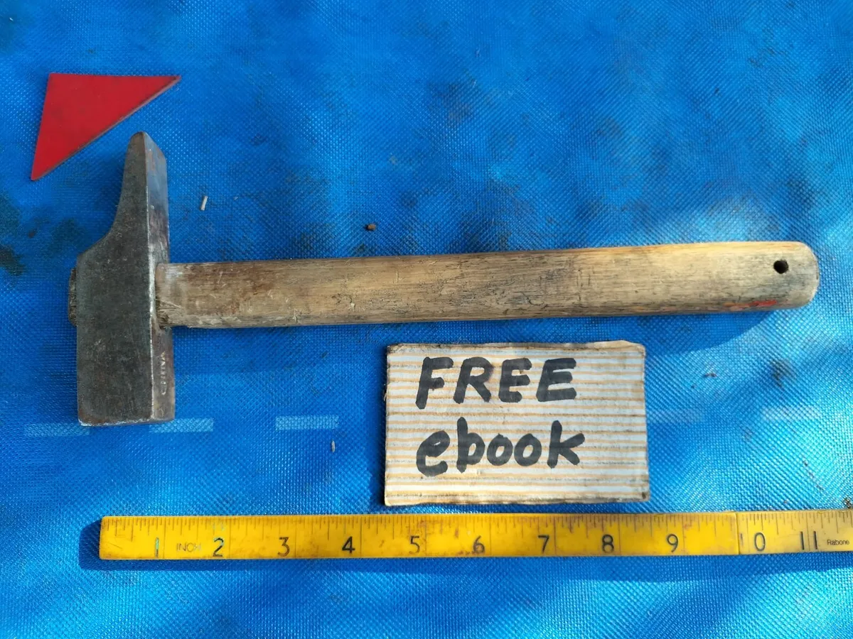 1lb Cross Pein Hammer - Image 1