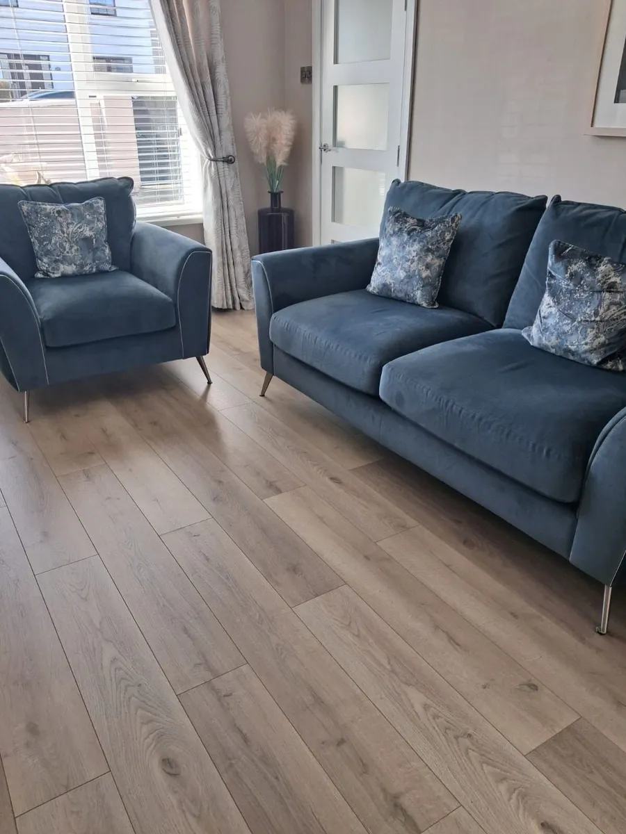 3 Seater Couch with Matching Armchair - Image 1