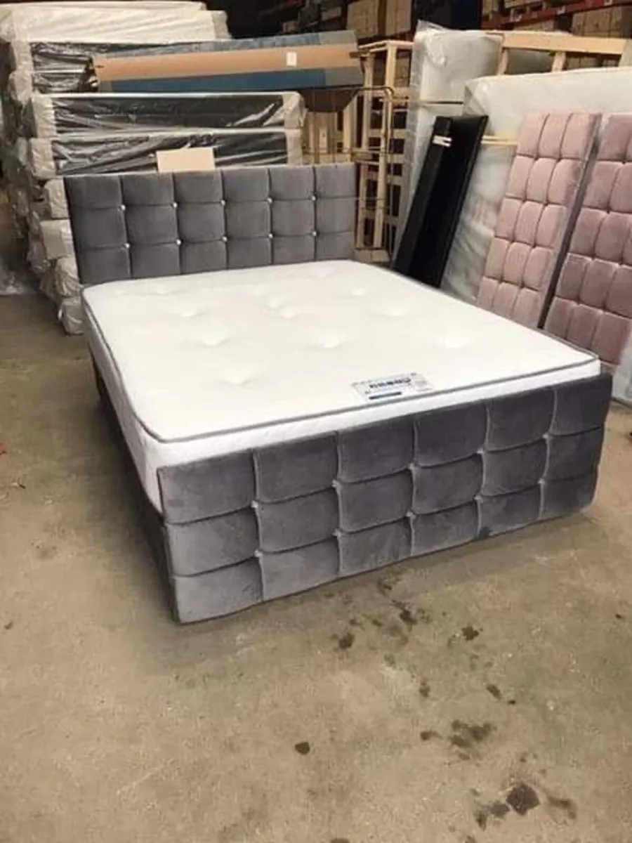 New Sandy Divan Base Beds With Mattresses - Image 3