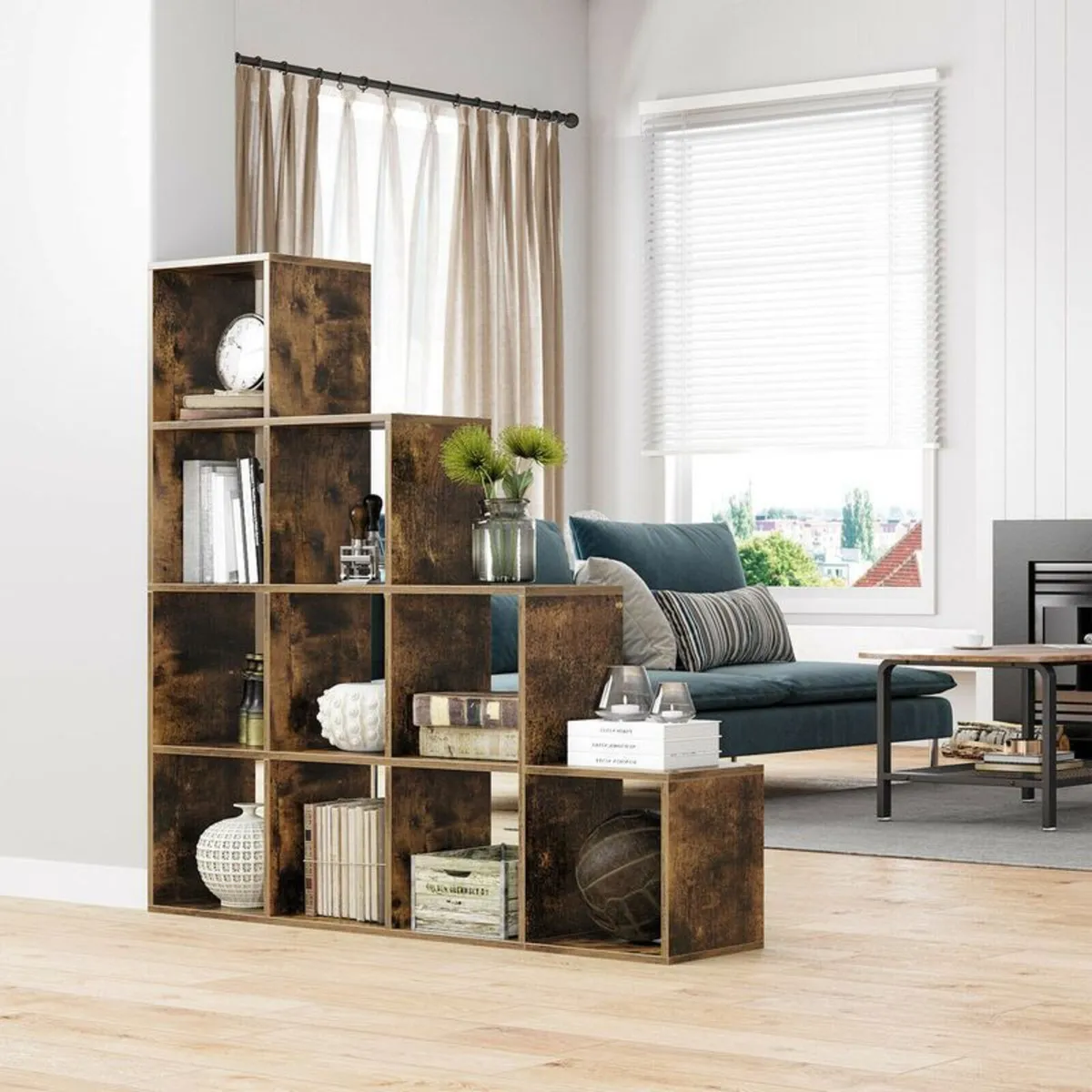 10 Cube Staircase Bookcase Storage Unit - FREE P&P - Image 1