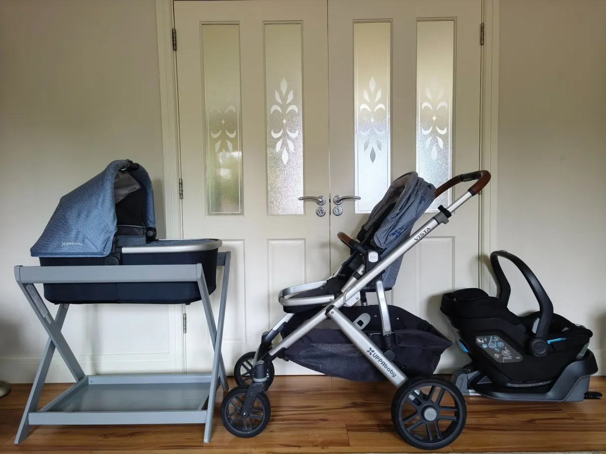 UPPAbaby Vista Stroller - Blue Marl - Image 1