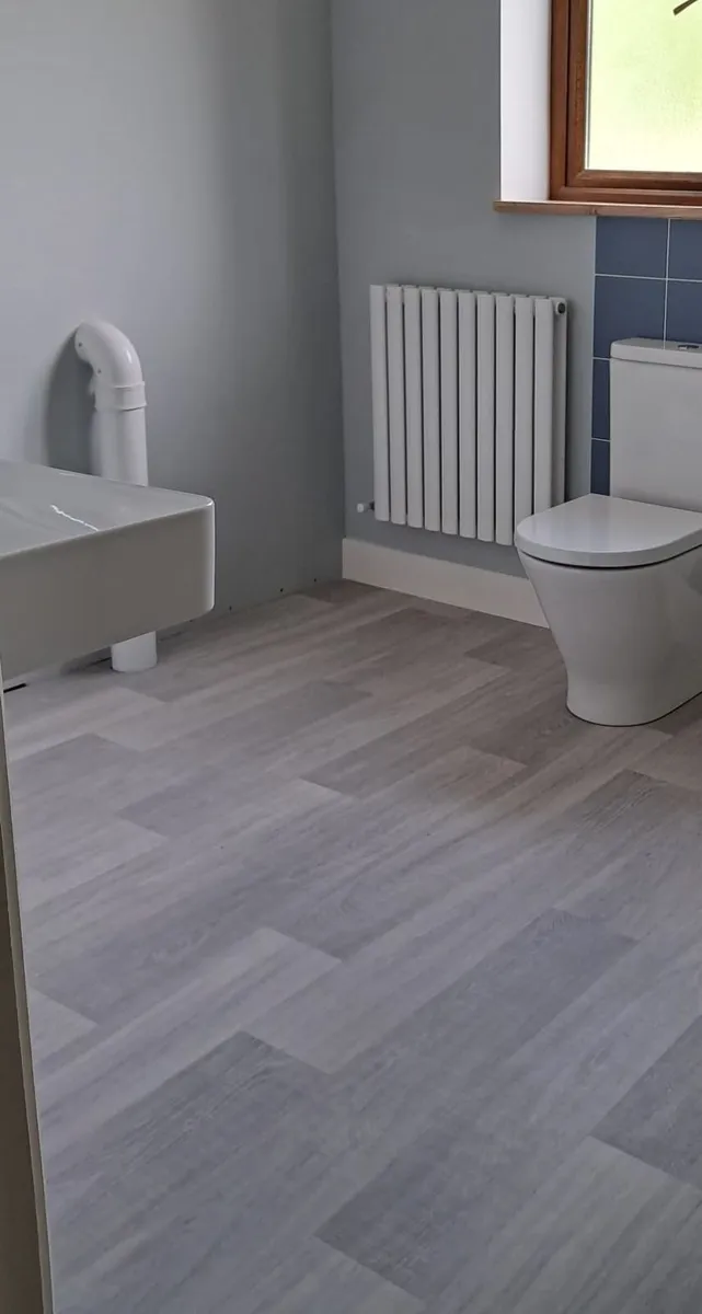 Linoleum floor covering