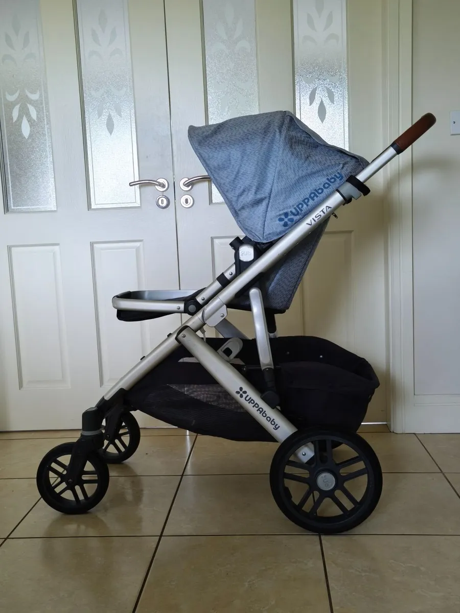 UPPAbaby Vista Stroller - Blue Marl - Image 2