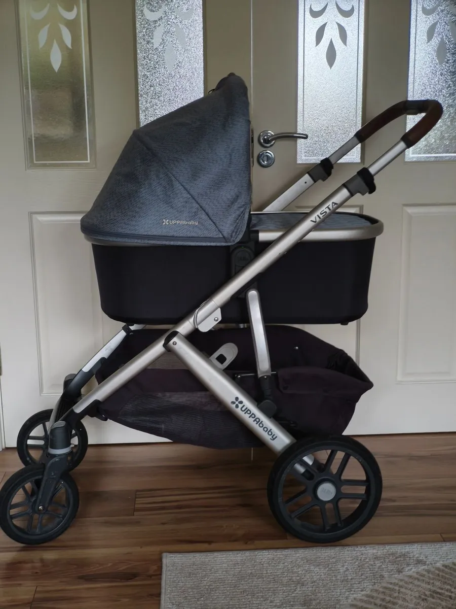 UPPAbaby Vista Stroller - Blue Marl - Image 4