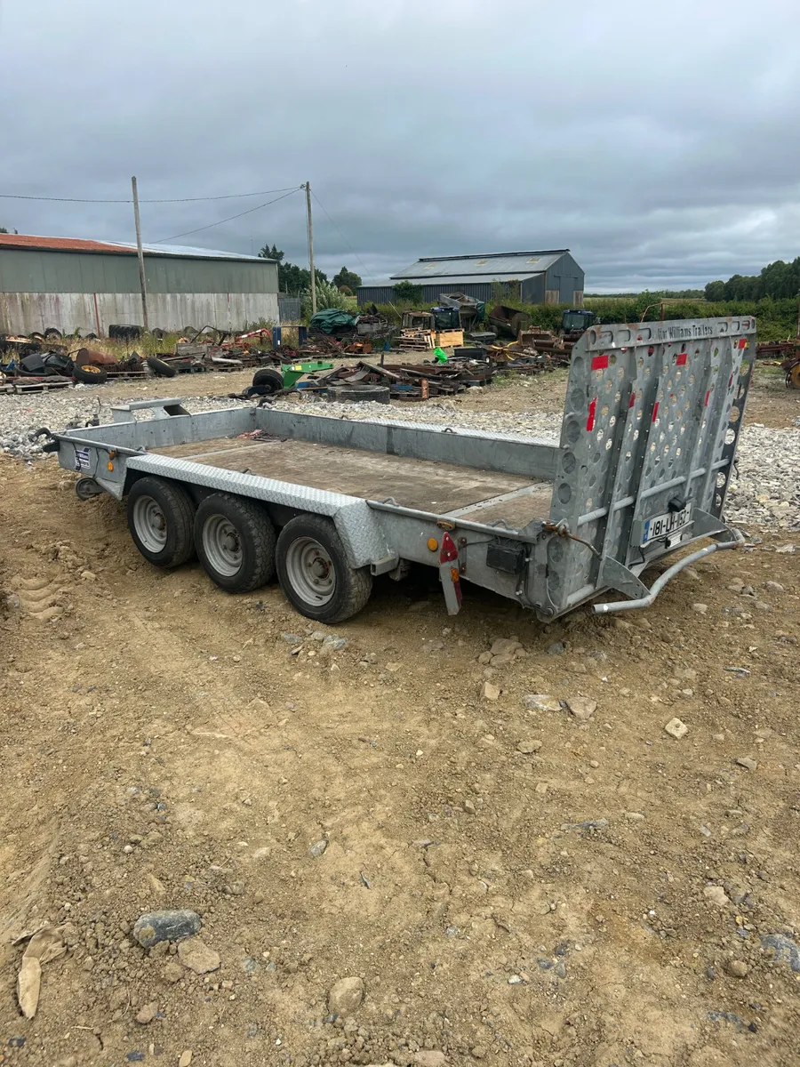 Ifor Williams 14x6 Tri axle plant trailer - Image 4