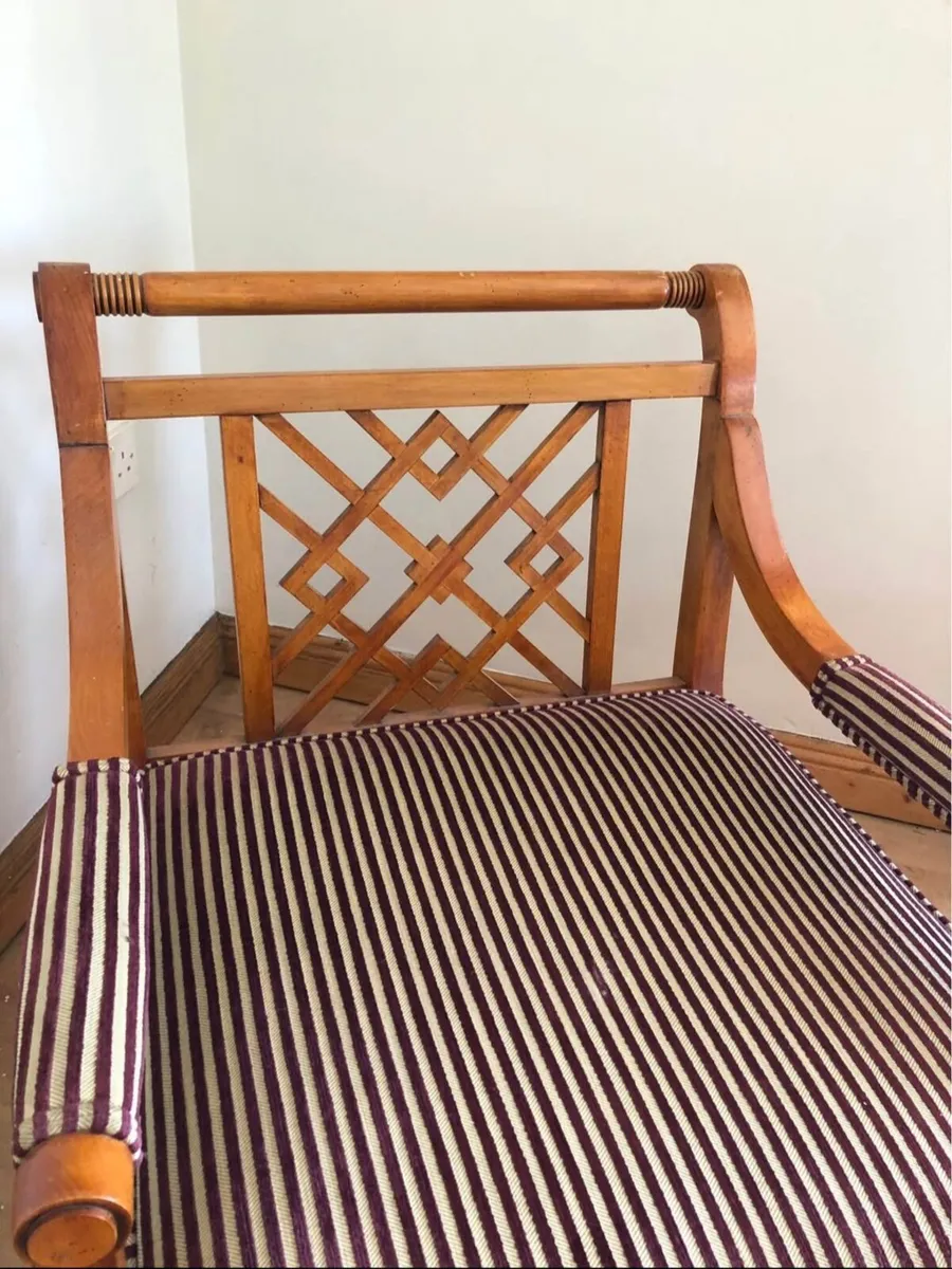 Louis XVI Style Arm Chair - Image 2