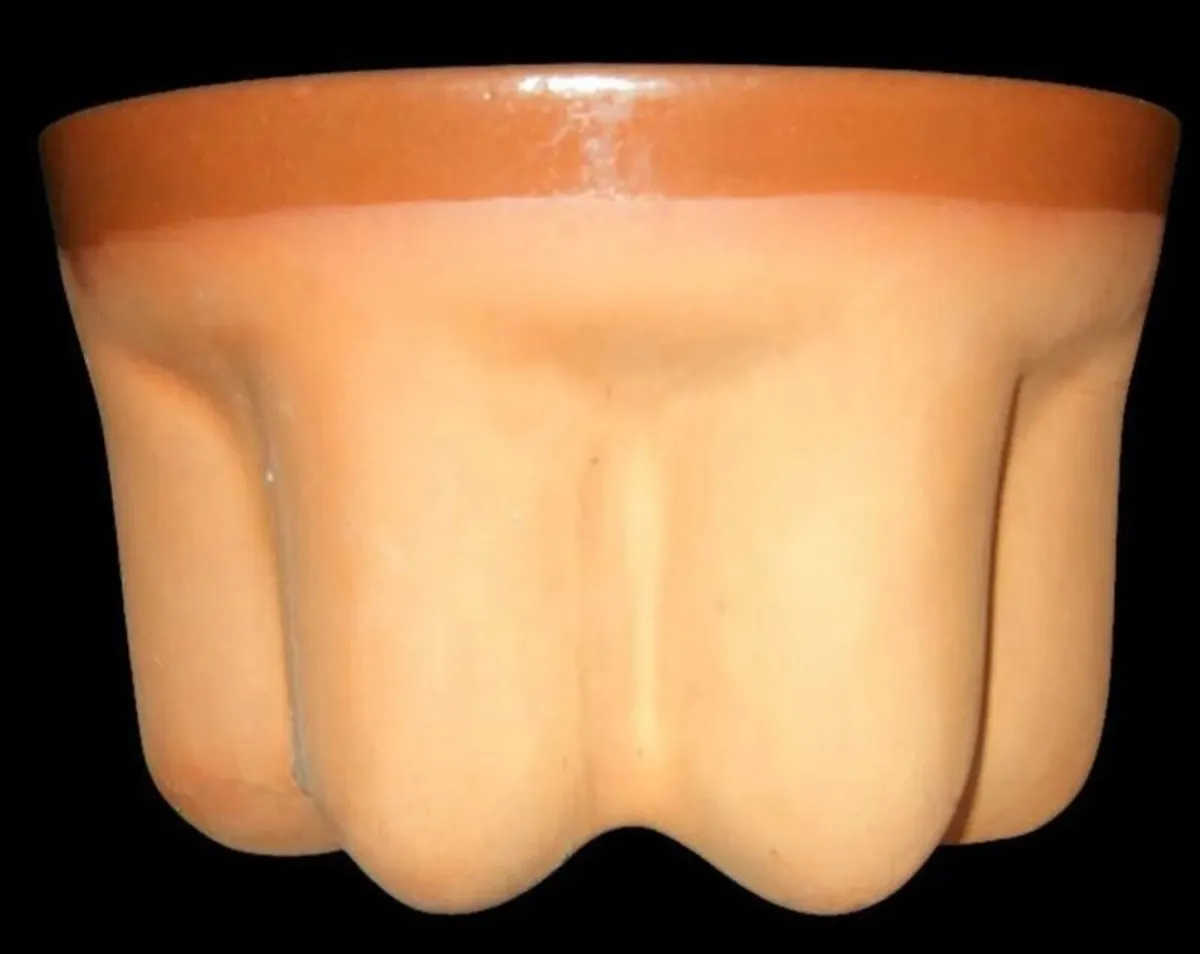 Victorian Terracotta Jelly Mould – Vintage Kitchen - Image 2