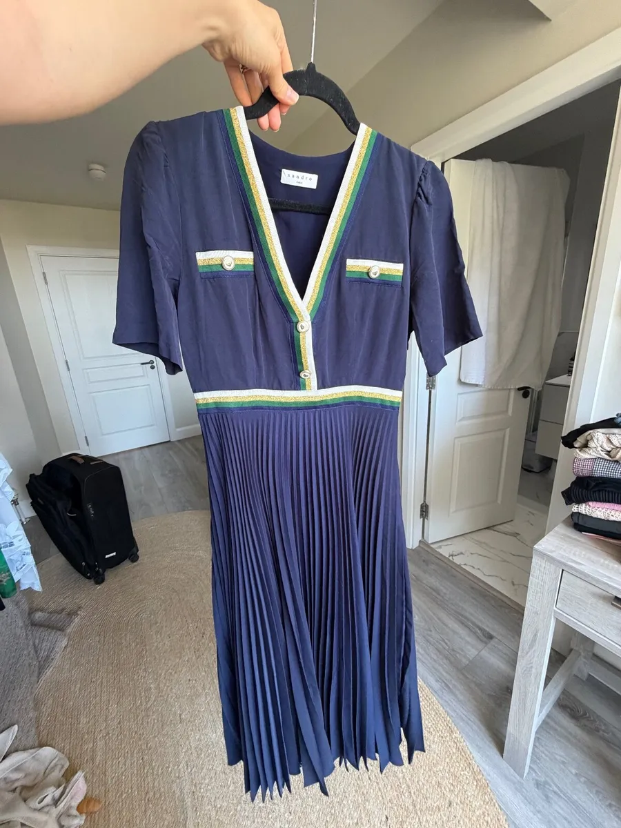 Sandro navy blue dress - Image 1