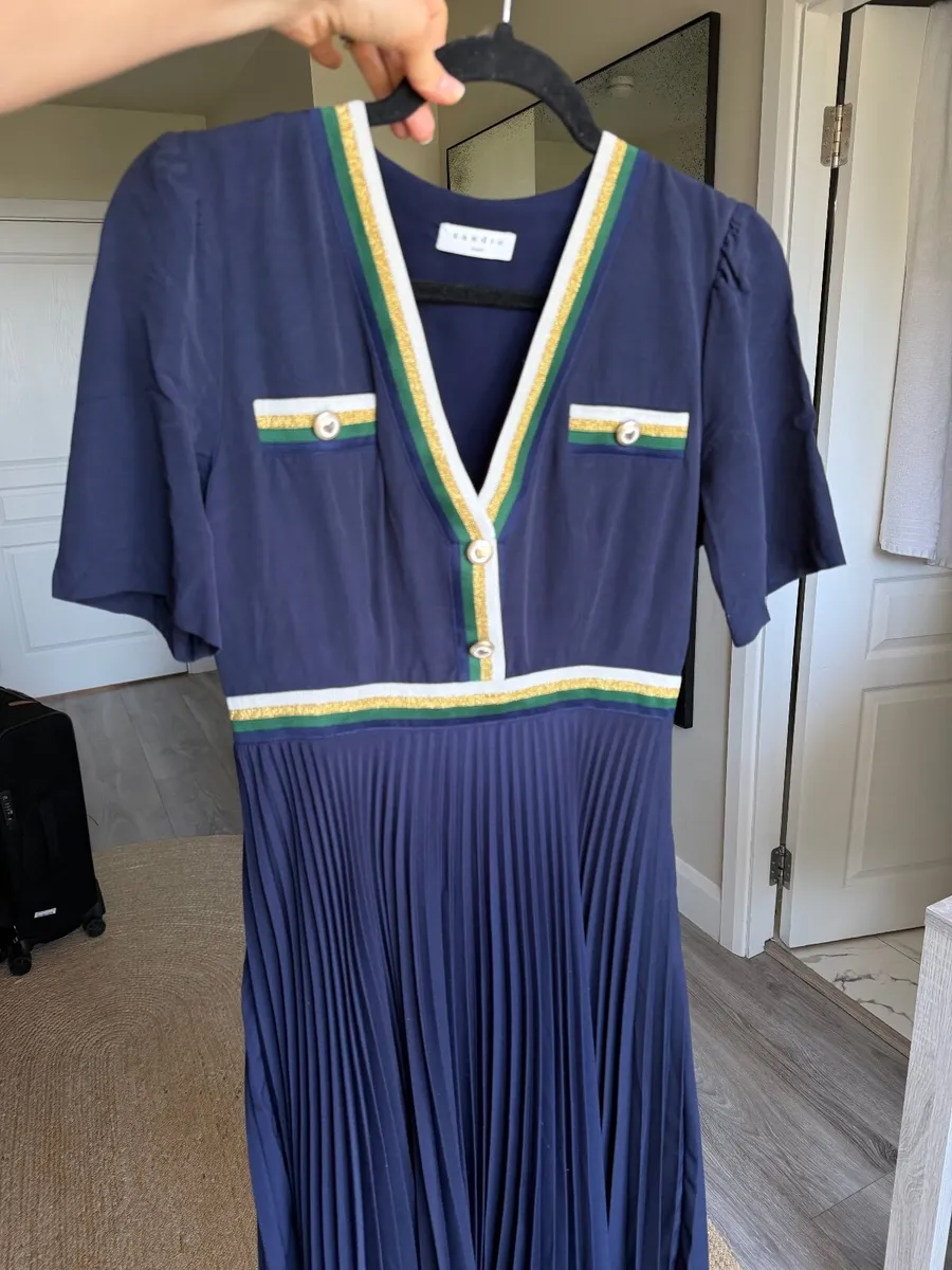 Sandro navy blue dress - Image 2