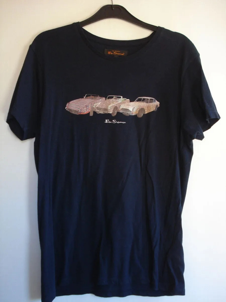 3 VINTAGE MOTOR T-SHIRTS,ASTON,JAGUAR,MG,JORDAN. - Image 2