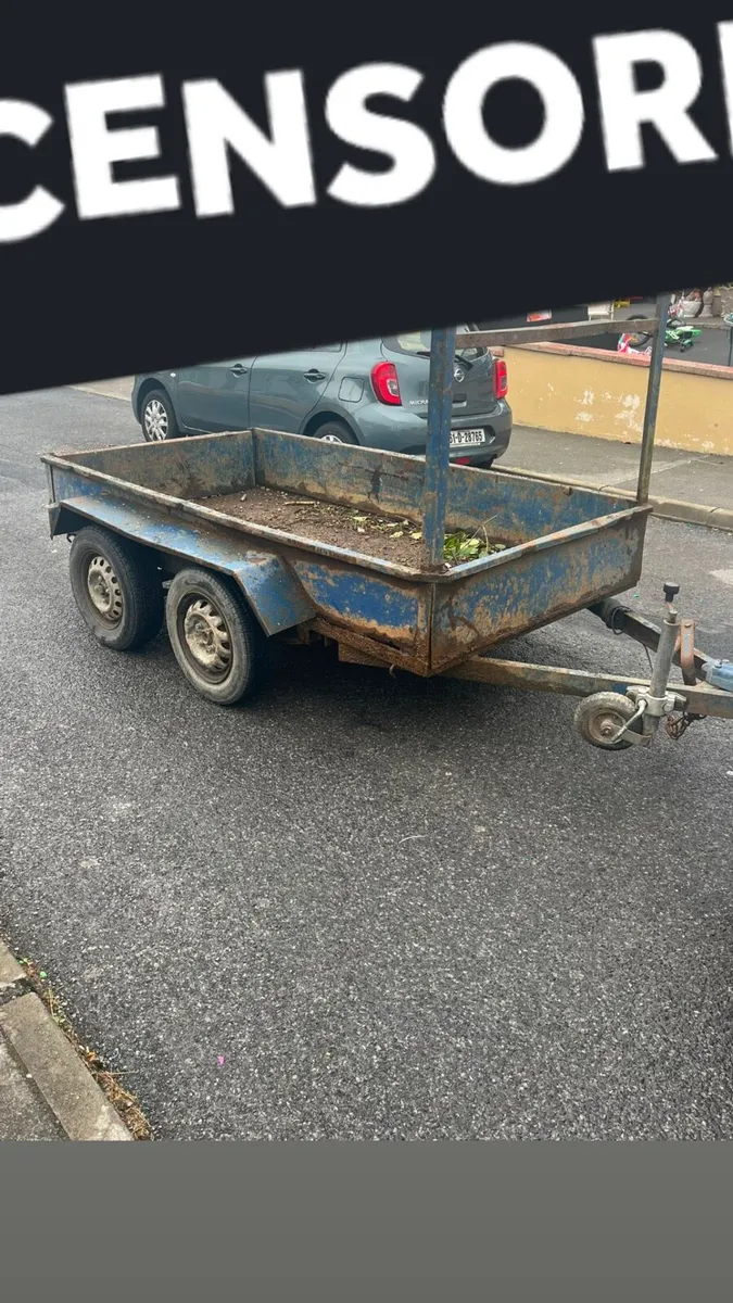 Car trailer 8x4 - Image 1
