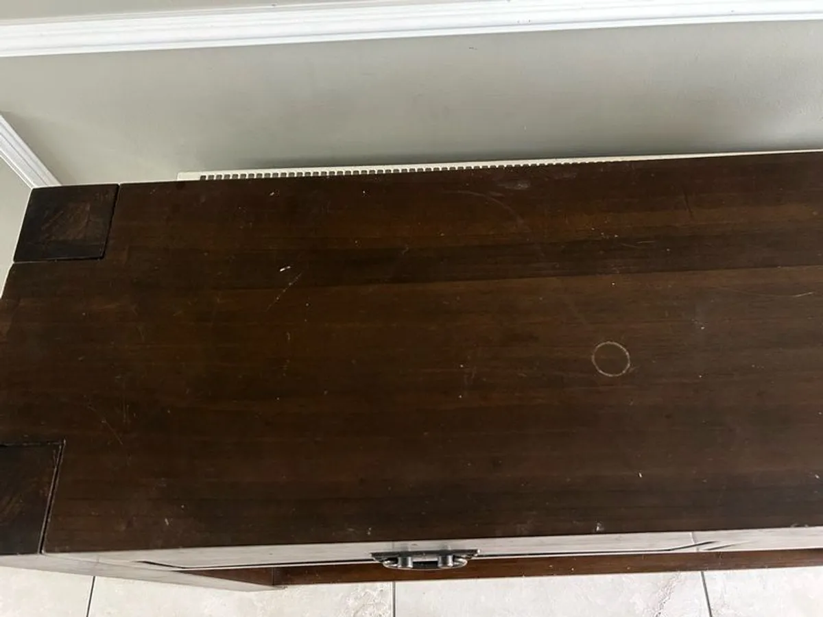 walnut hall table - Image 3