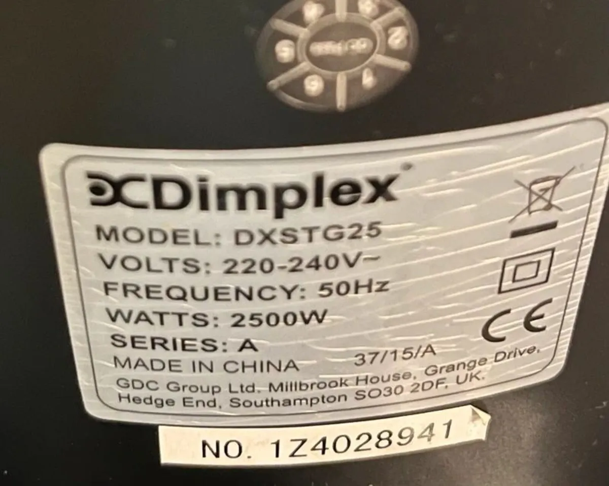 Dimplex 2500W Oscillating Ceramic Tower Heater wit - Image 3