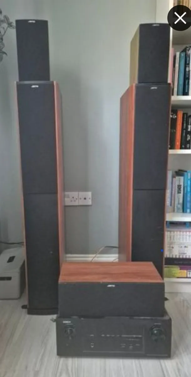 Jamo S626 HCS 5.0 Home Cinema Speakers + Denon AVR