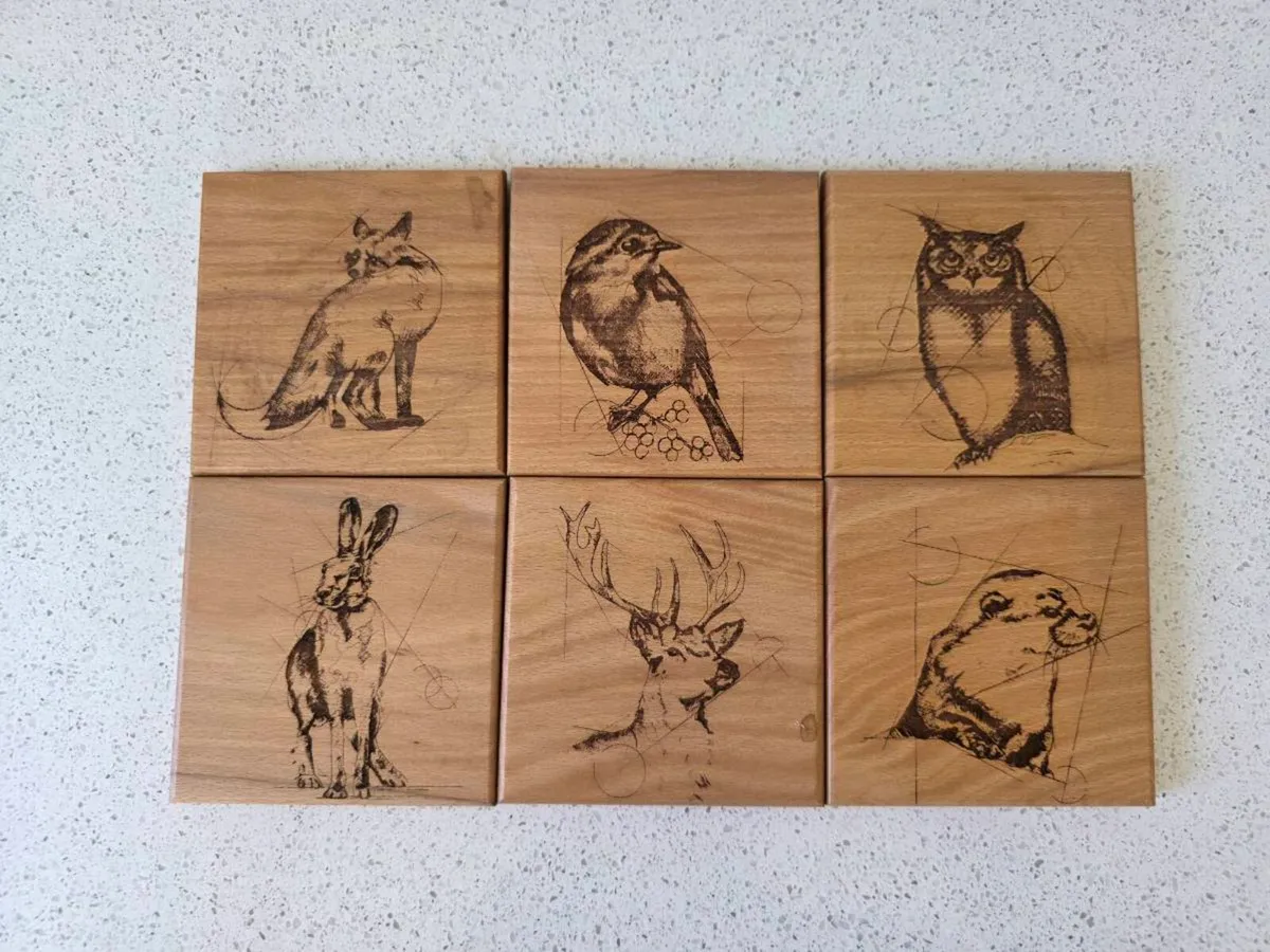 Caulfield's Coaster set of 6