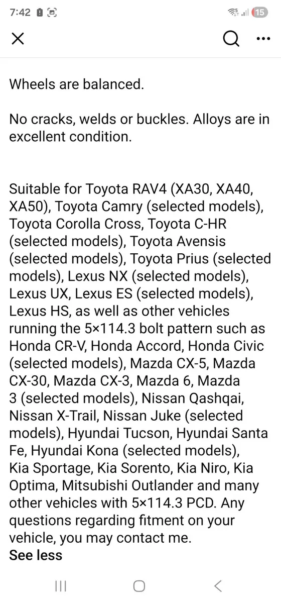 Toyota weels - Image 2