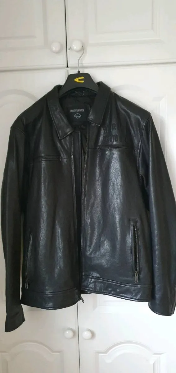 Harley Davidson leather jacket L - Image 2
