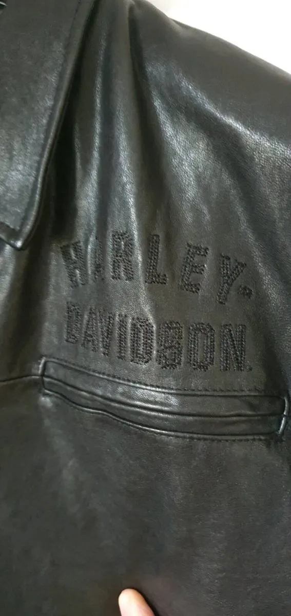 Harley Davidson leather jacket L - Image 1