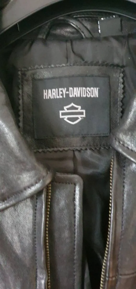Harley Davidson leather jacket L - Image 3
