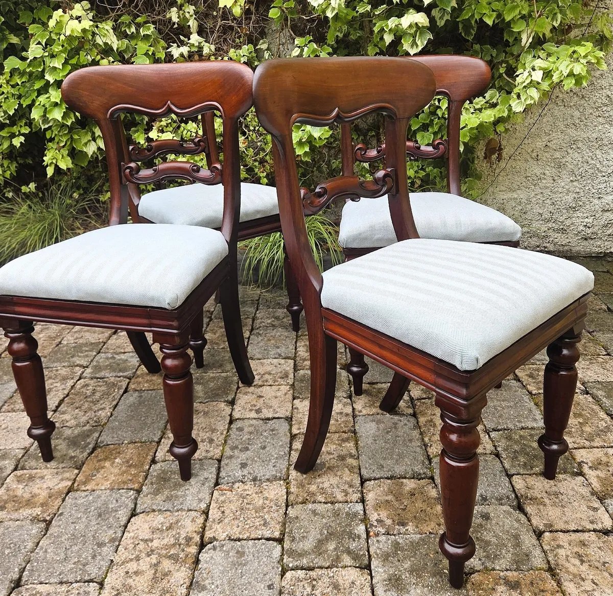 Victorian Balloon Back Chairs - Circa 1860 - Image 2