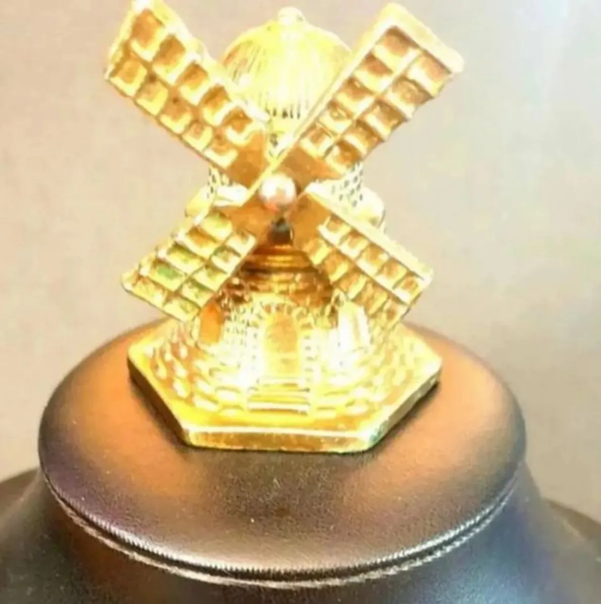Vintage Brass Windmill Bell Good Vintage Condition - Image 1