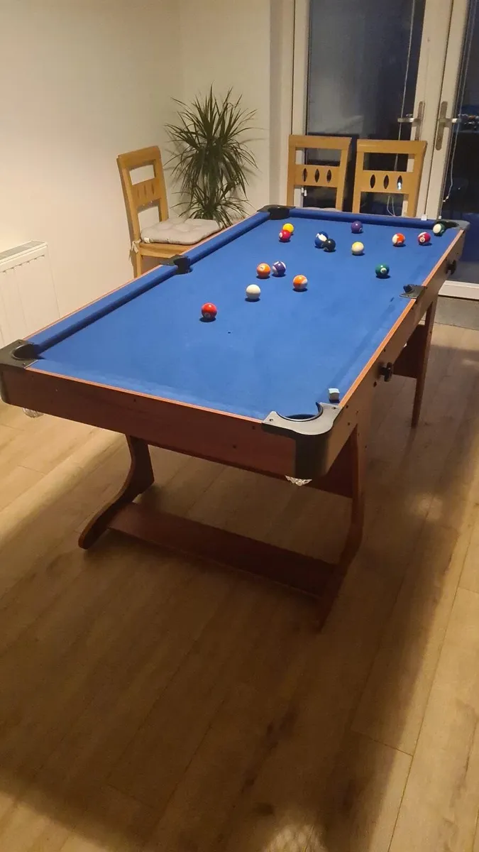 Pool Table 6ft fold up - Image 2