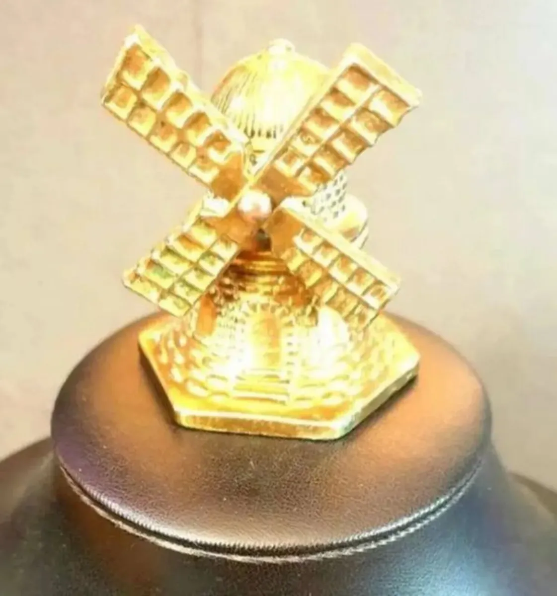 Vintage Brass Windmill Bell Good Vintage Condition - Image 3