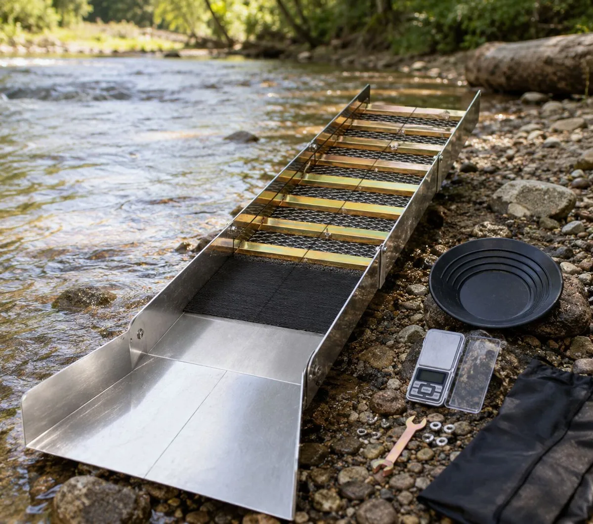 Foldable Gold Sluice Box 127cm - Image 2