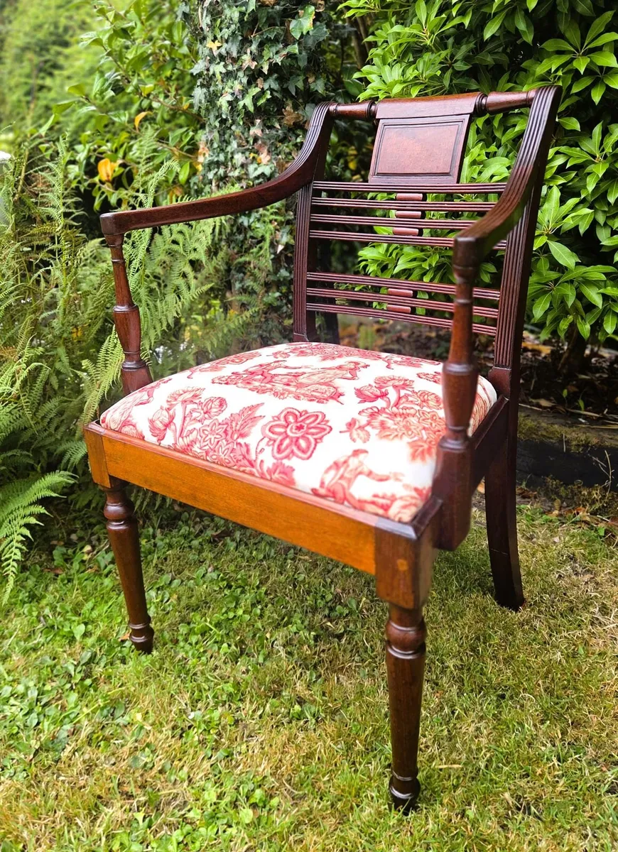Georgian Mahogany Armchair- Circa 1810 - Image 2
