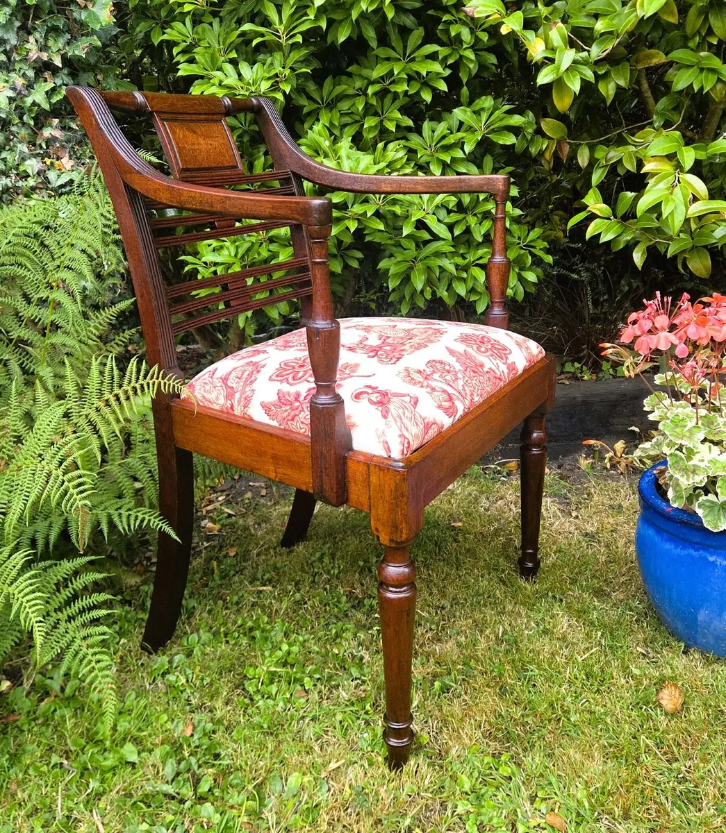 Georgian Mahogany Armchair- Circa 1810 - Image 3