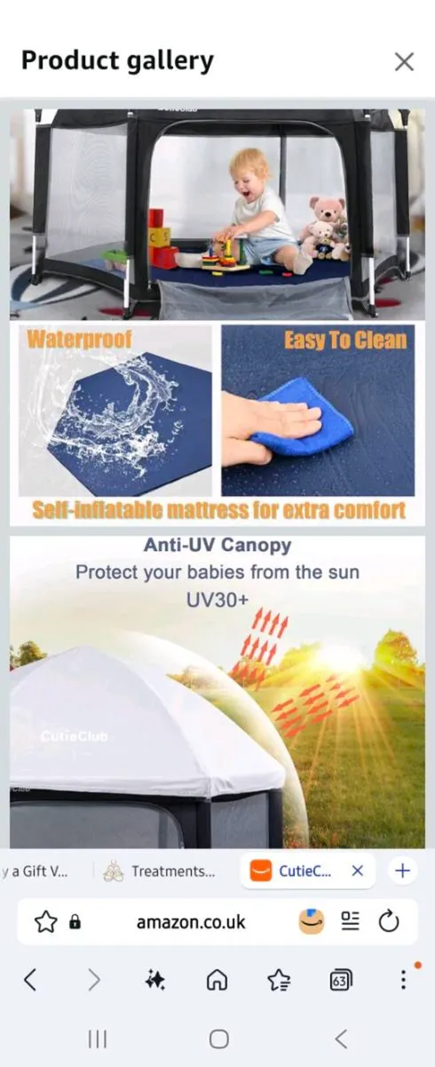 Outdoor and Indoor Baby Tent - Image 2