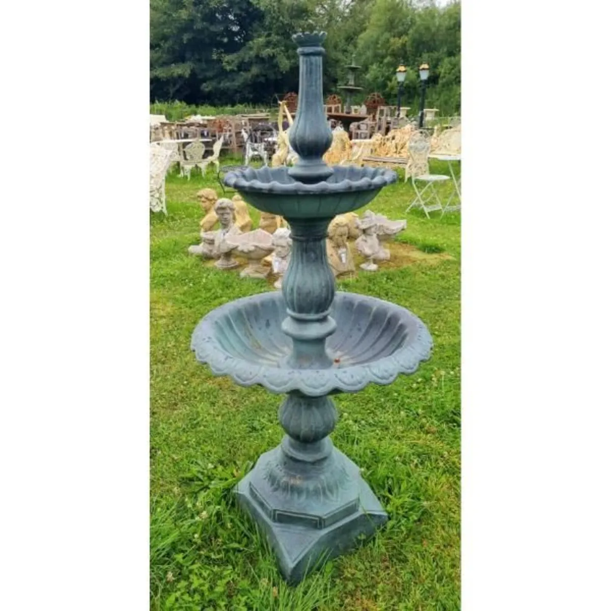 Two Tier Cast Iron Fountain CH-R-1728 - Image 1